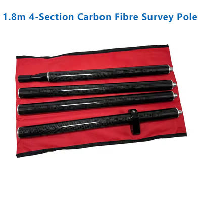 주문 새로운 1.8M 조사극 1.8M 길이 GPS PRISM POLE 탄소 섬유극 GPS GNSS RTKSURVEYING TYPE,4 PCS 폴, 5/8x11 스레드 온라인 제조
