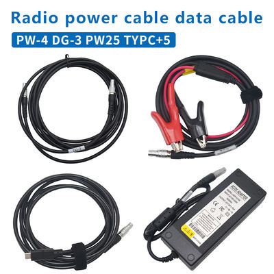 주문 하이 타겟 GPS RTK 호스트 데이터 케이블 DG-3 HDL460A 라디오 전력 케이블 PW-25 2-핀 5-핀 전력 어댑터 온라인 제조