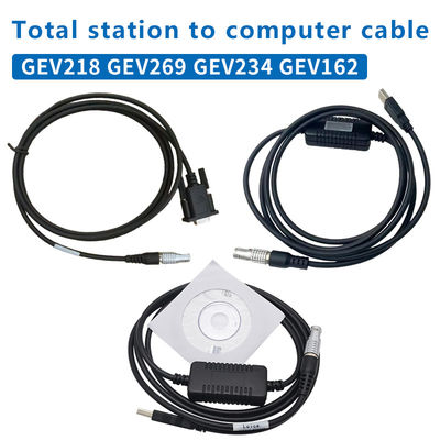 주문 GEV234 GEV269 GEV218 GEV162 레이카 GPS GNSS 디지털 전자 레벨 전체 역 TMTS 8pin+USB 전송 데이터 케이블 온라인 제조