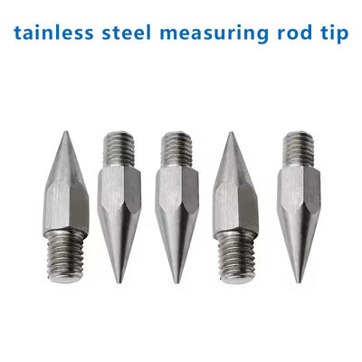 33mm 측정 프리즘 막대와 M10 철강 합금 9.7mm 지름의 끝 모자 5 조각