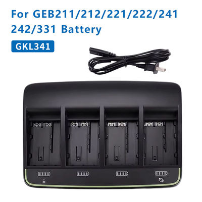 4 슬롯 자동차 충전기 GKL341 리?? 배터리 모델 GEB242/241/211/212/221/222 1PCS