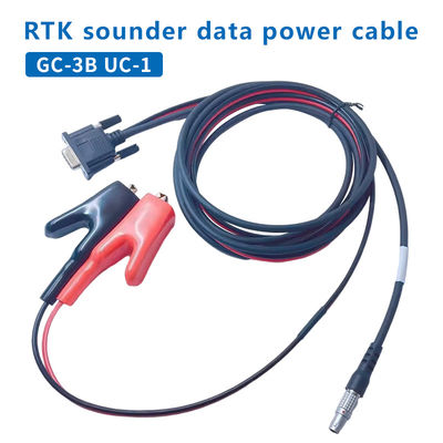 하이 타겟 GC-3B UC-1 다기능 케이블 GPS RTK 에코 사운더 배터리 연결 Y 모양 데이터 케이블