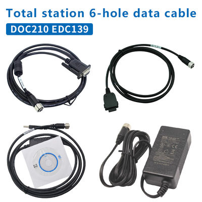 DOC210 EDC139 TOPCON SOKKIA 데이터 케이블 전체 역 ES/OS/PS PC (Win11) 6 홀