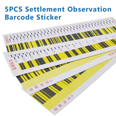 5PCS SETTLEMENT 관찰 바 코드 스티커 LEI-CA SOKK IA TRIMBLE FOIF 디지털 레벨 조사