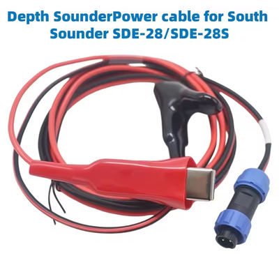 남쪽 SDE-28/SDE-28S 깊이 사운더 AC 전원 어댑터 12V 외부 배터리 전원 케이블 W2J20 남쪽 사운더 SDE-28/SDE-28S