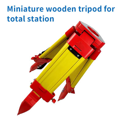 라이카 측량기 토탈 스테이션용 미니 나무 삼각대