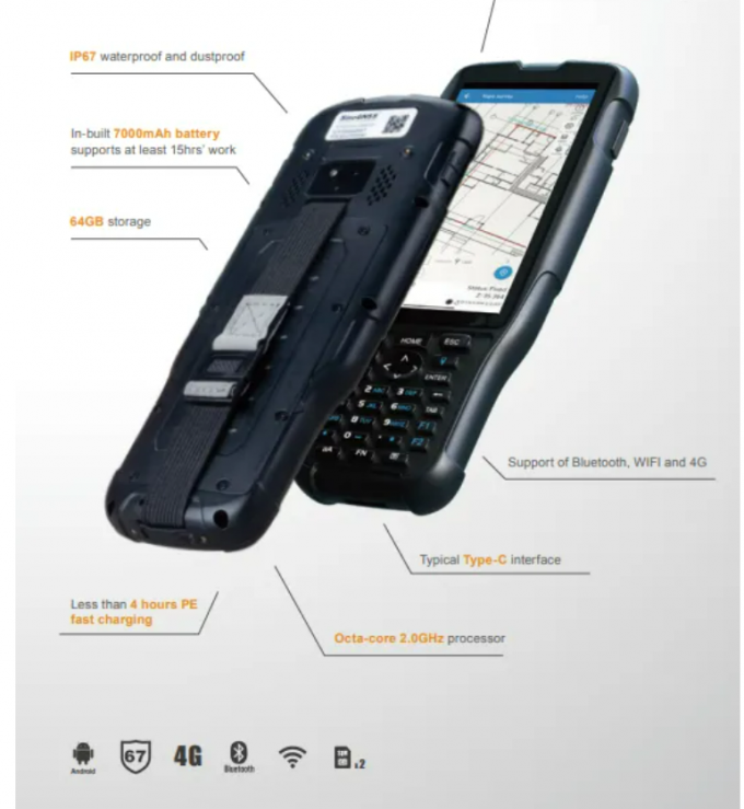 RTK 측정 GNSS GIS 데이터 수집기 하이 타겟 IHAND55 GPS 컨트롤러 5